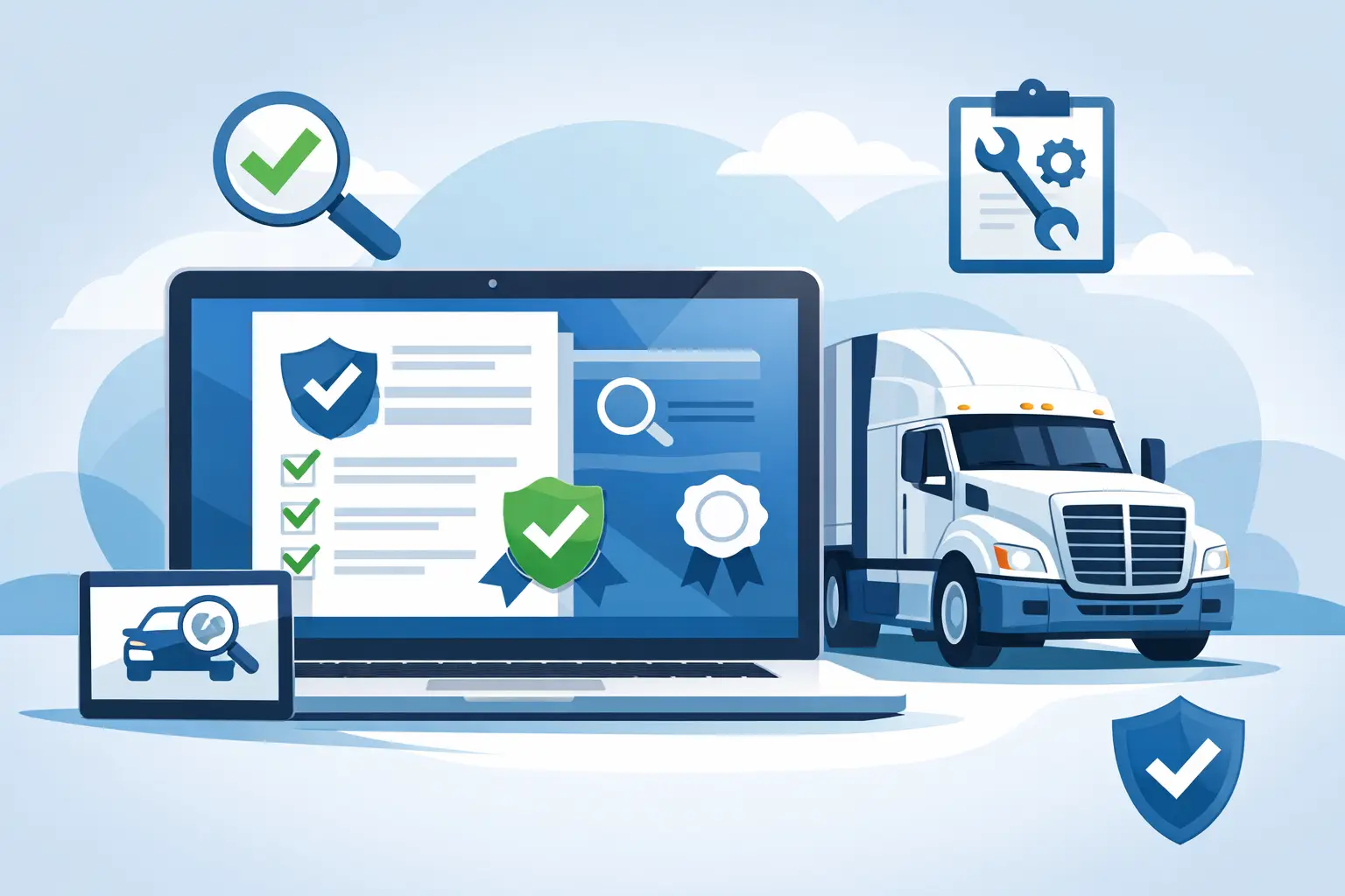 Truck Inspection Certificate Online: What Counts?
