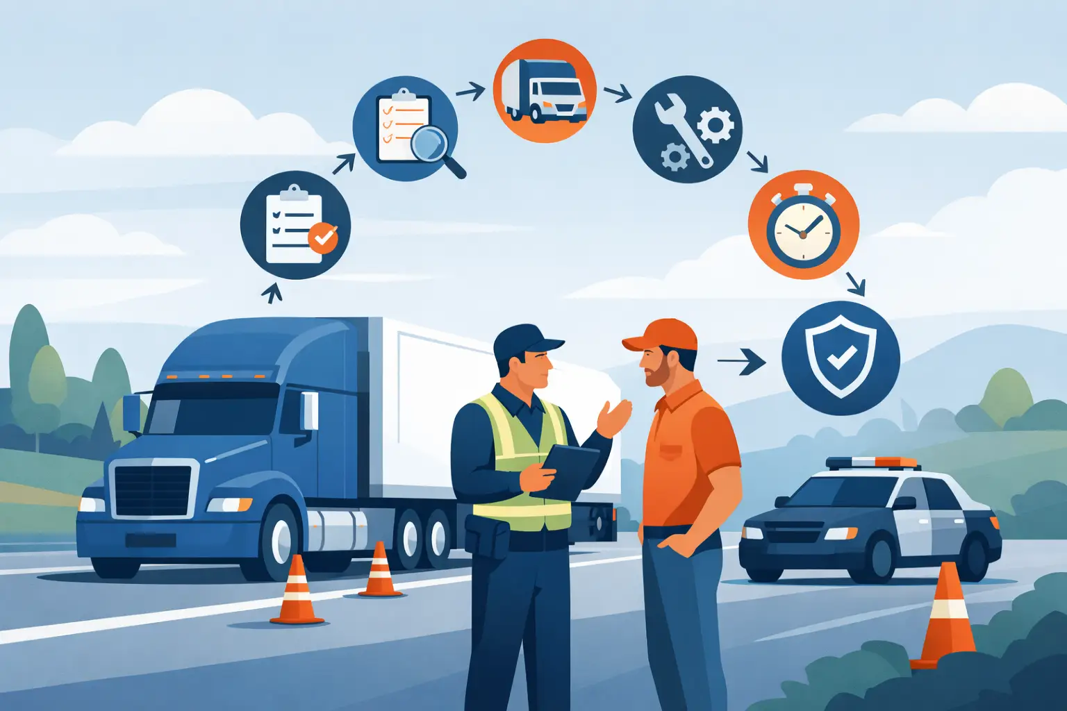 8 Steps for Reducing Roadside Inspection Delays