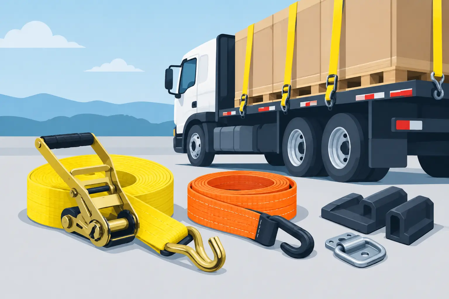 Essential Cargo Tie Down Equipment for Trucks
