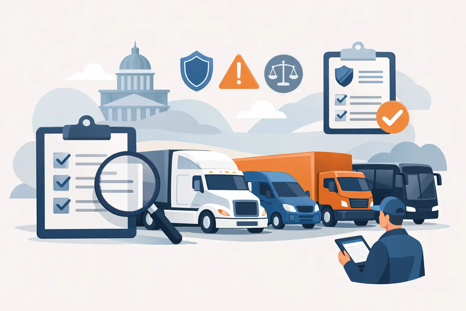 Which Vehicles Need Inspection Reports Under FMCSA?