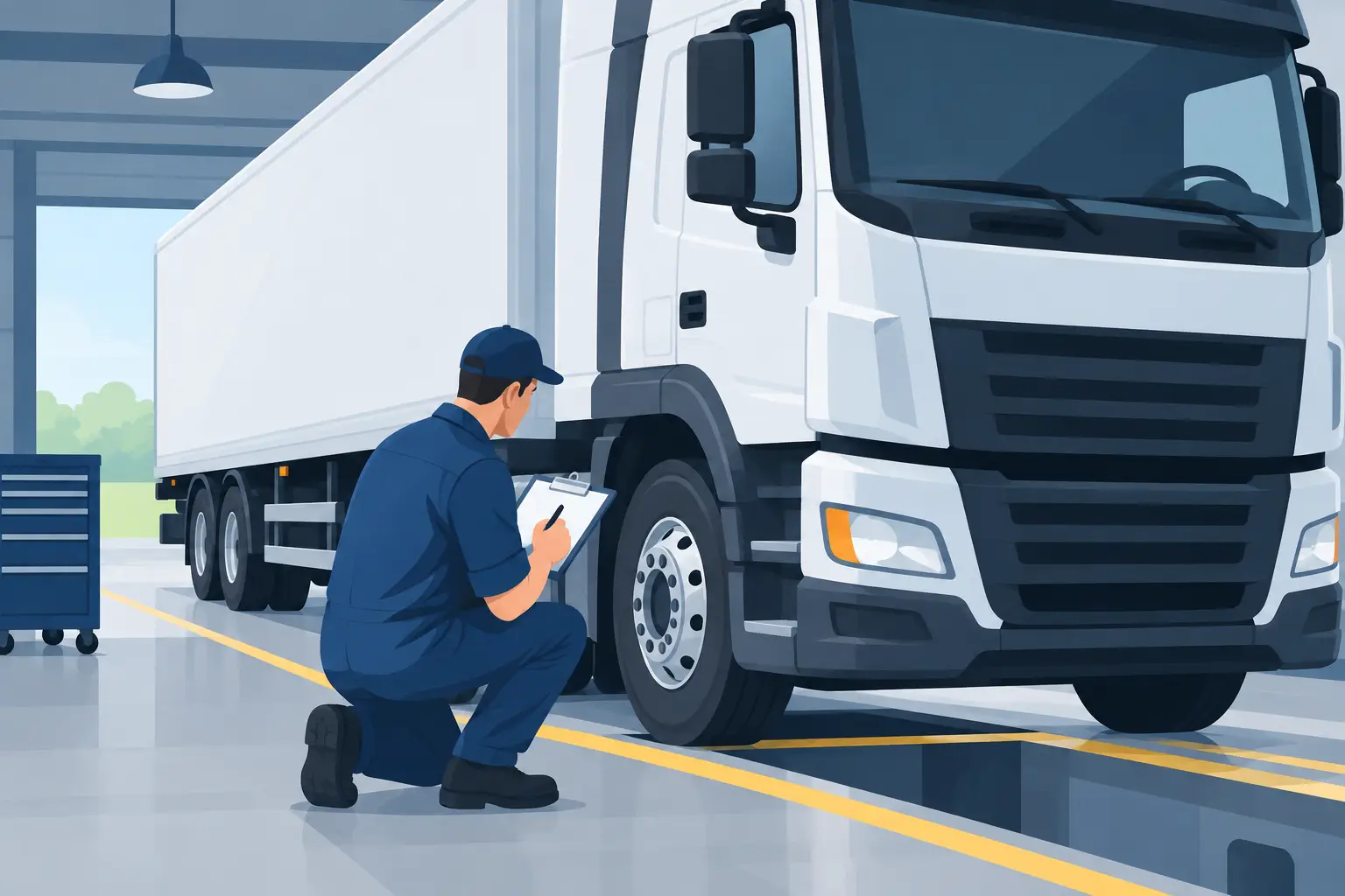 Can Mechanics Inspect Commercial Vehicles?